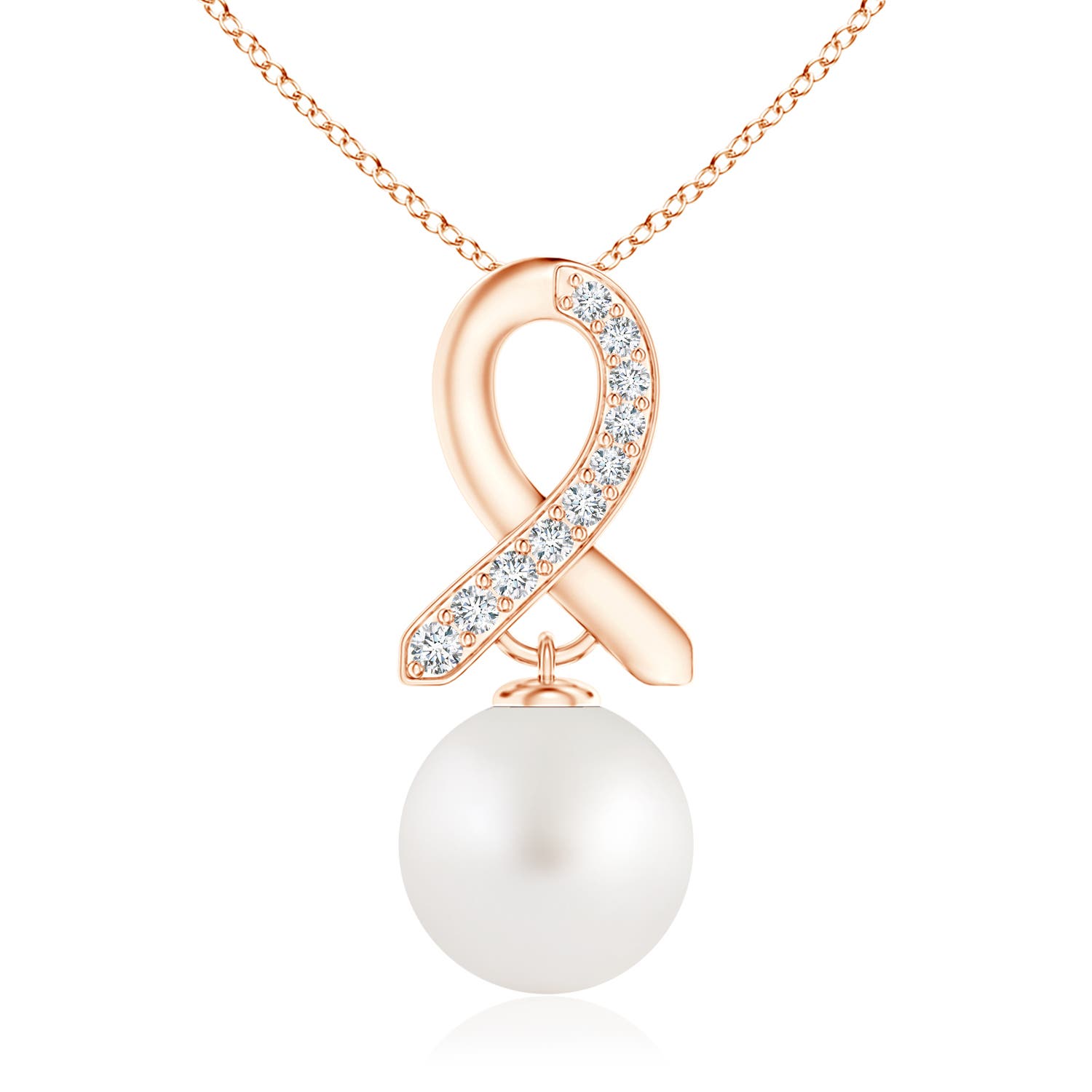 AA - South Sea Cultured Pearl / 12.62 CT / 14 KT Rose Gold