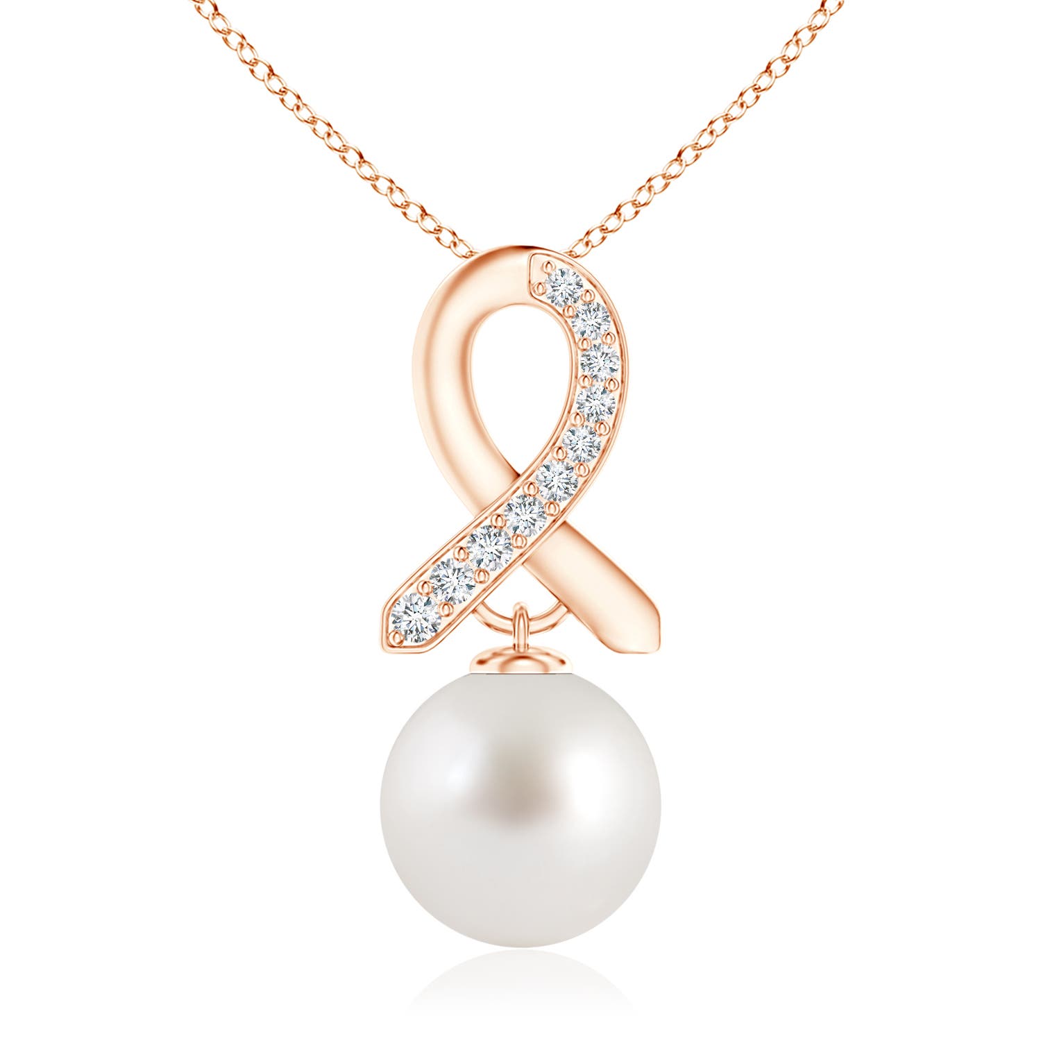 AAA - South Sea Cultured Pearl / 12.62 CT / 14 KT Rose Gold