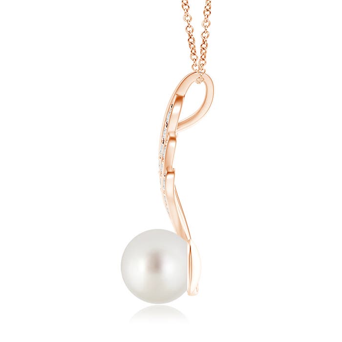 AAA - South Sea Cultured Pearl / 7.79 CT / 14 KT Rose Gold