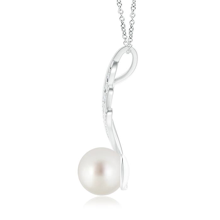 AAA - South Sea Cultured Pearl / 7.79 CT / 14 KT White Gold