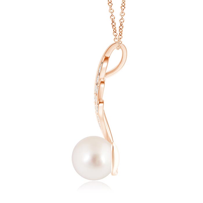 AAAA - South Sea Cultured Pearl / 7.79 CT / 14 KT Rose Gold