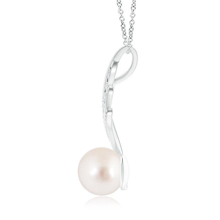 AAAA - South Sea Cultured Pearl / 7.79 CT / 14 KT White Gold