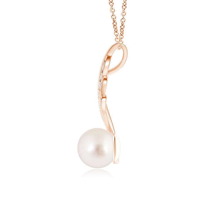 AAAA - South Sea Cultured Pearl / 5.66 CT / 14 KT Rose Gold