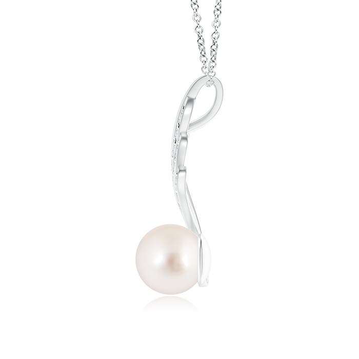 AAAA - South Sea Cultured Pearl / 5.66 CT / 14 KT White Gold