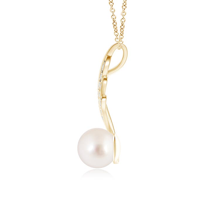 AAAA - South Sea Cultured Pearl / 5.66 CT / 14 KT Yellow Gold