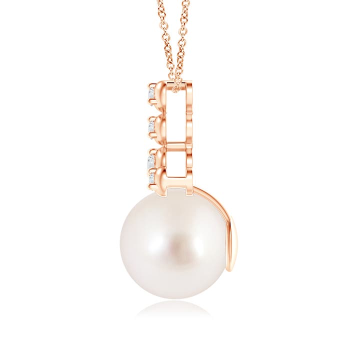 AAAA - South Sea Cultured Pearl / 7.36 CT / 14 KT Rose Gold