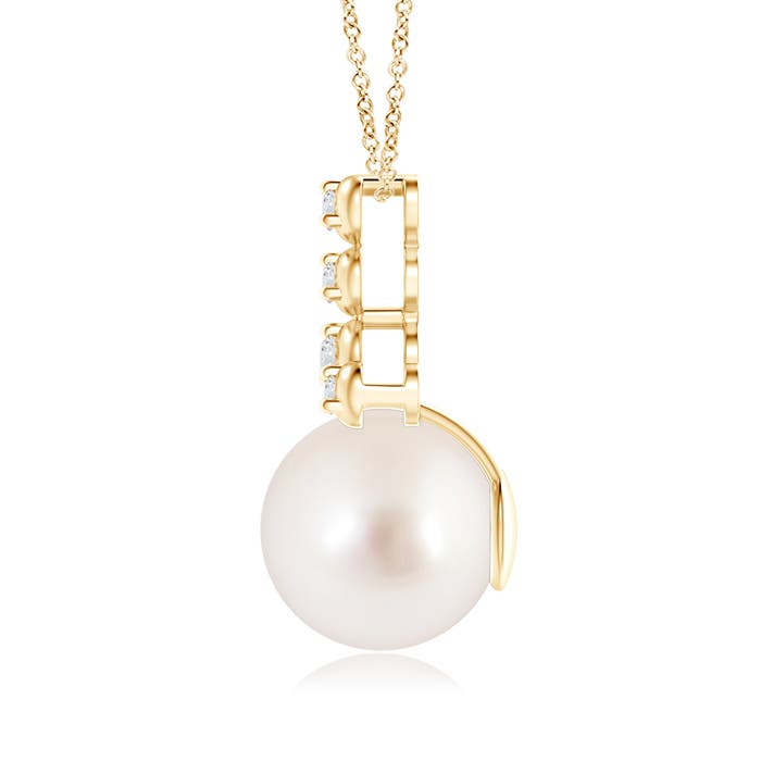 AAAA - South Sea Cultured Pearl / 7.36 CT / 14 KT Yellow Gold