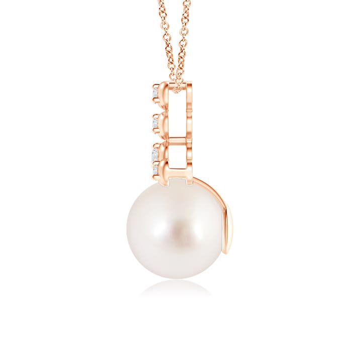 AAAA - South Sea Cultured Pearl / 5.37 CT / 14 KT Rose Gold