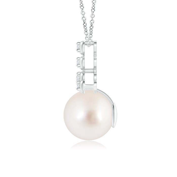 AAAA - South Sea Cultured Pearl / 5.37 CT / 14 KT White Gold