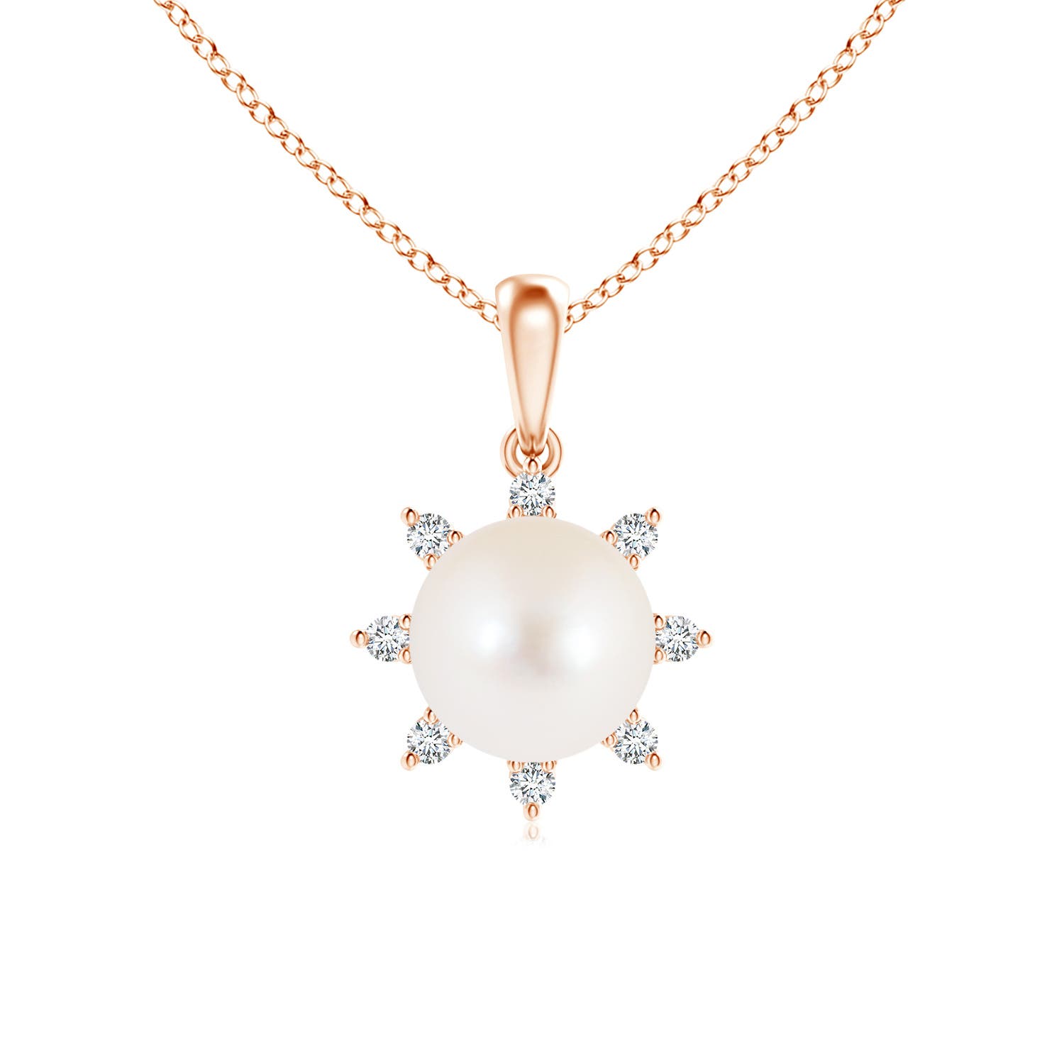 AAA / 3.81 CT / 14 KT Rose Gold