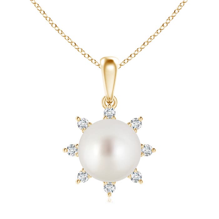 AAA - South Sea Cultured Pearl / 7.43 CT / 14 KT Yellow Gold