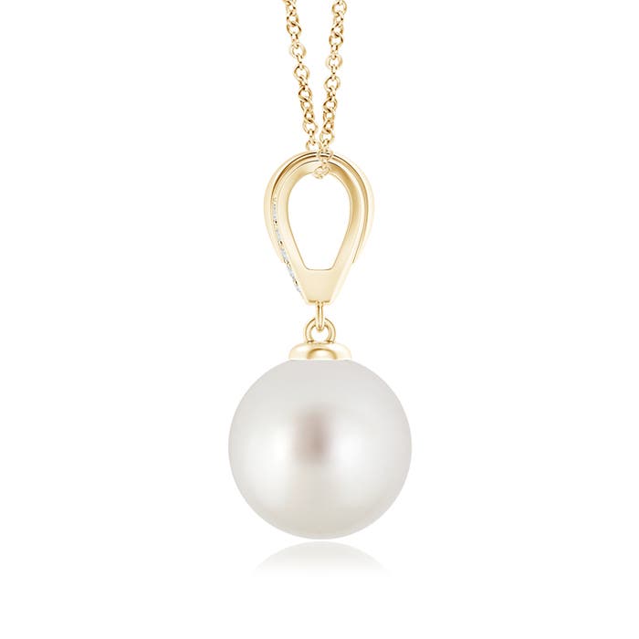 AAA - South Sea Cultured Pearl / 7.25 CT / 14 KT Yellow Gold