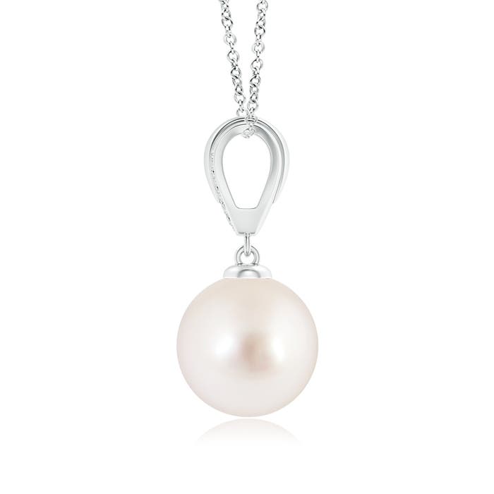 AAAA - South Sea Cultured Pearl / 7.25 CT / 14 KT White Gold