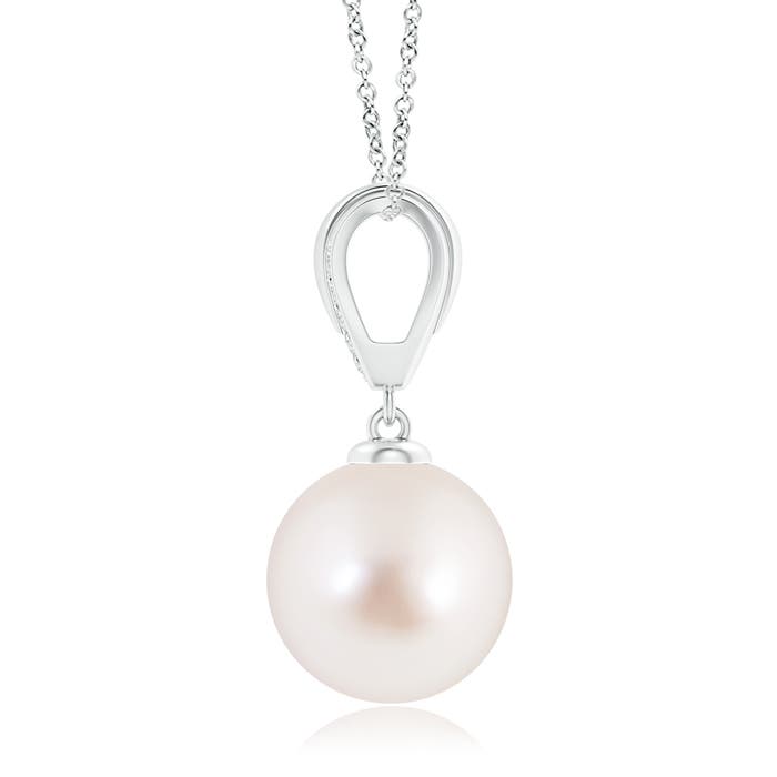 AAAA - South Sea Cultured Pearl / 9.67 CT / 14 KT White Gold