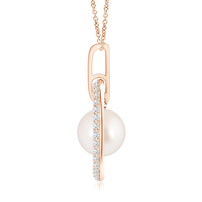 AAAA - South Sea Cultured Pearl / 8.16 CT / 14 KT Rose Gold