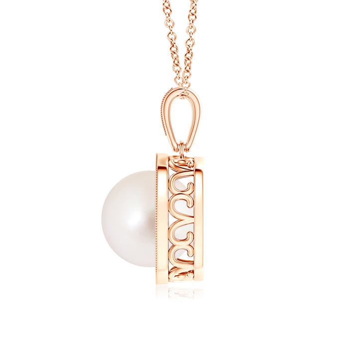 AAAA - South Sea Cultured Pearl / 7.54 CT / 14 KT Rose Gold