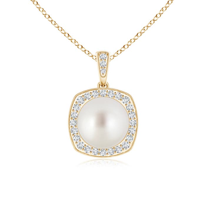 AAA - South Sea Cultured Pearl / 5.52 CT / 14 KT Yellow Gold