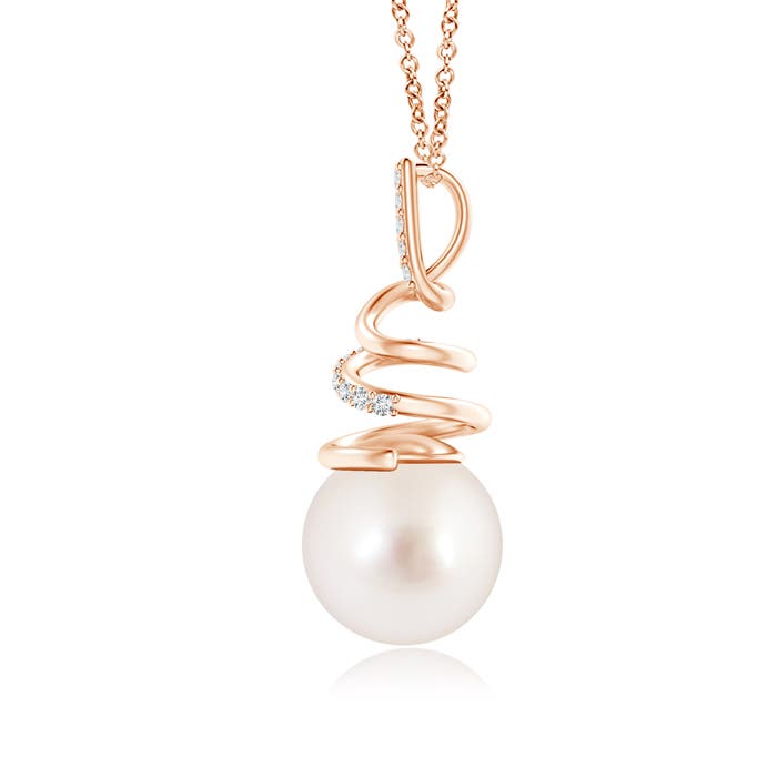 AAAA - South Sea Cultured Pearl / 5.32 CT / 14 KT Rose Gold