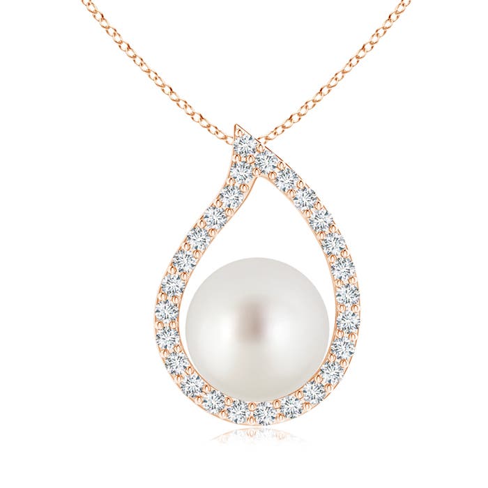 AAA - South Sea Cultured Pearl / 7.75 CT / 14 KT Rose Gold