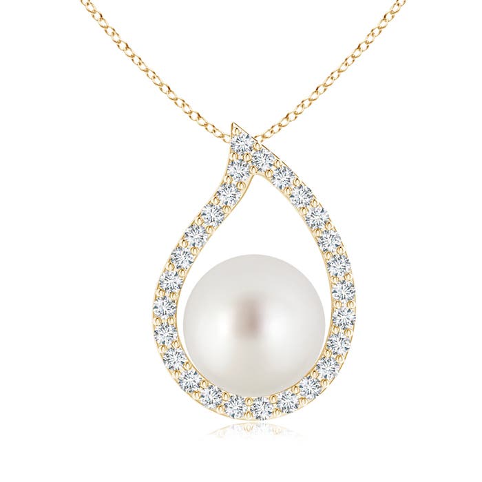 AAA - South Sea Cultured Pearl / 7.75 CT / 14 KT Yellow Gold