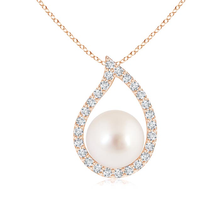 AAAA - South Sea Cultured Pearl / 5.61 CT / 14 KT Rose Gold