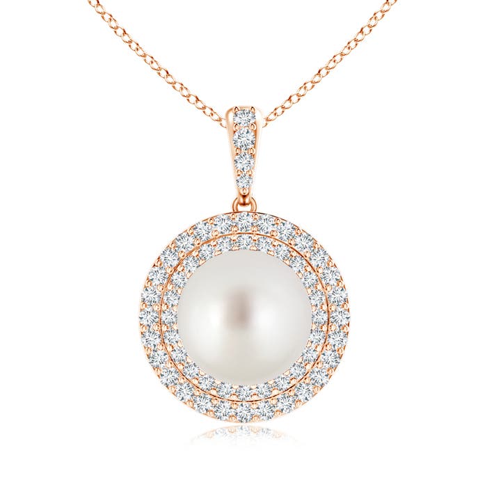 AAA - South Sea Cultured Pearl / 7.84 CT / 14 KT Rose Gold