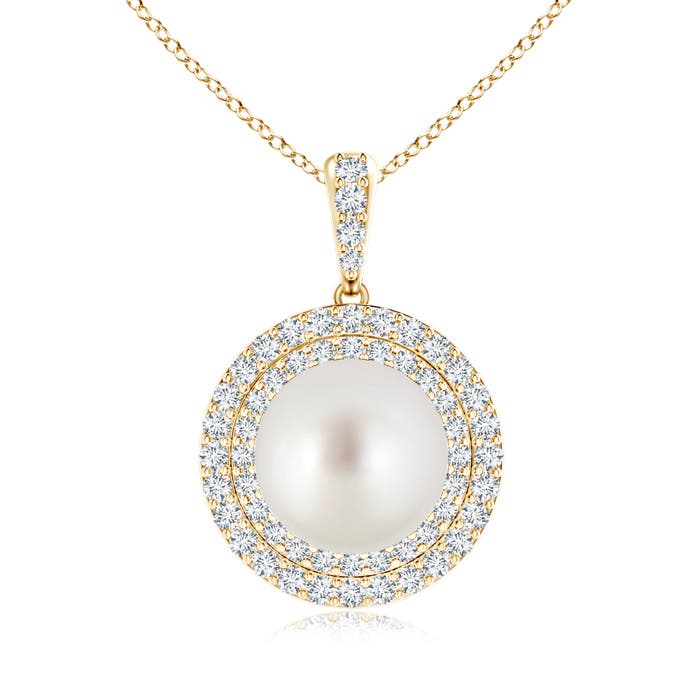 AAA - South Sea Cultured Pearl / 7.84 CT / 14 KT Yellow Gold