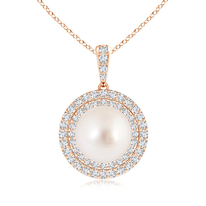 AAAA - South Sea Cultured Pearl / 7.84 CT / 14 KT Rose Gold