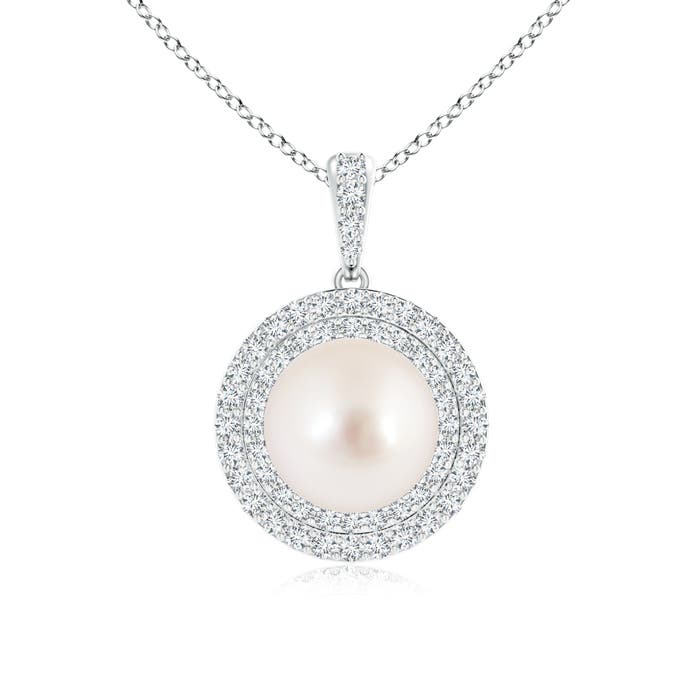 AAAA - South Sea Cultured Pearl / 5.77 CT / 14 KT White Gold