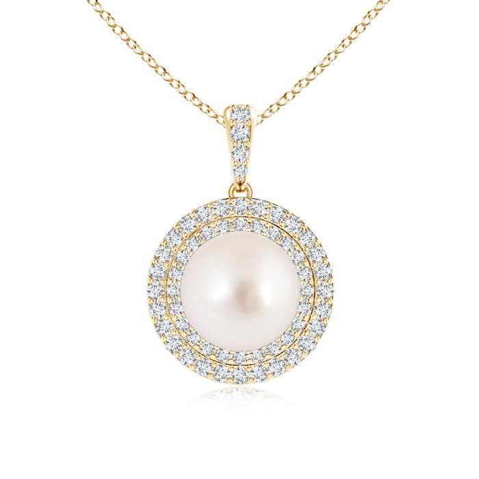 AAAA - South Sea Cultured Pearl / 5.77 CT / 14 KT Yellow Gold