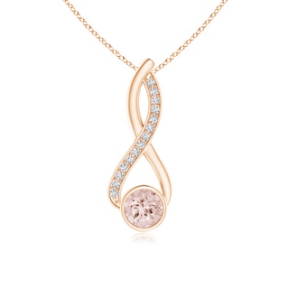 Round AA Morganite