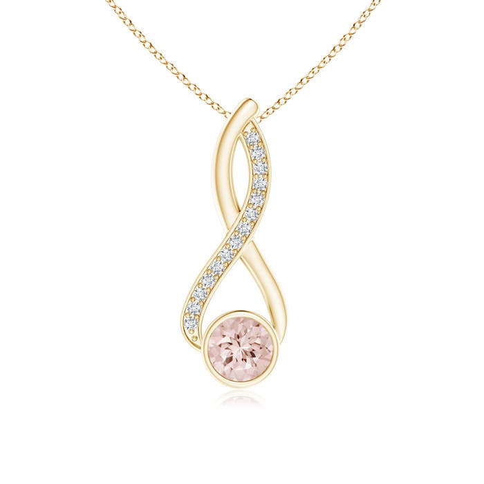 AA - Morganite / 0.81 CT / 14 KT Yellow Gold