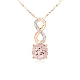 Round AA Morganite
