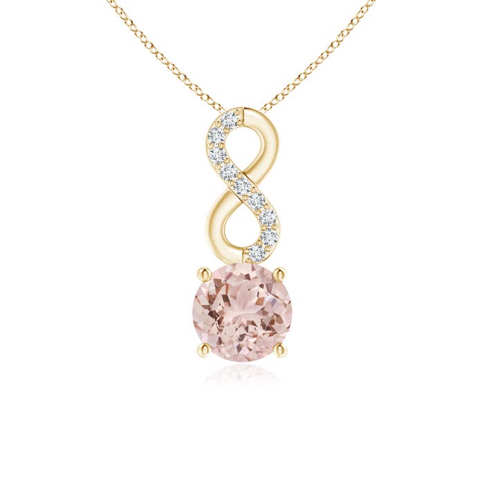 AAA - Morganite / 0.45 CT / 14 KT Yellow Gold