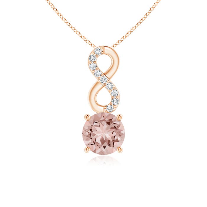 AAAA - Morganite / 0.45 CT / 14 KT Rose Gold