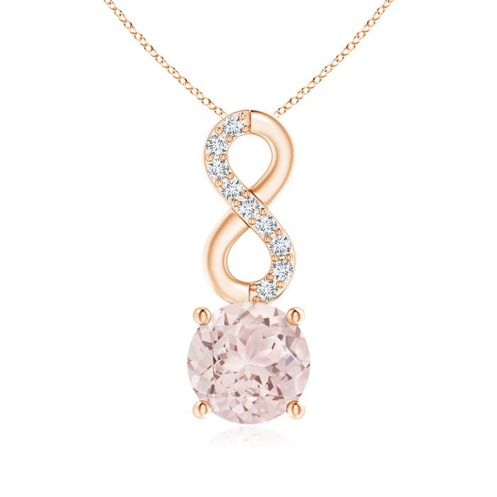 A - Morganite / 0.75 CT / 14 KT Rose Gold