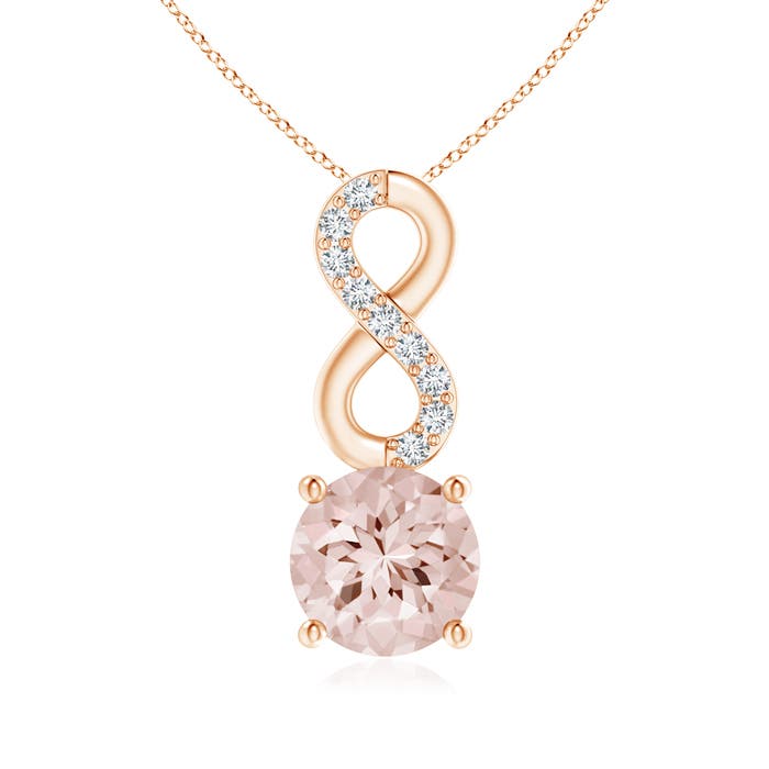 AA - Morganite / 0.75 CT / 14 KT Rose Gold