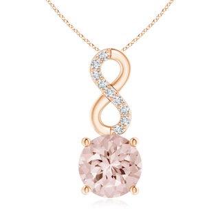 Round AA Morganite