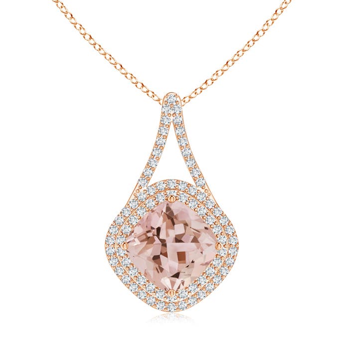 AAA - Morganite / 4.32 CT / 14 KT Rose Gold