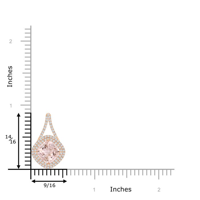 A - Morganite / 2.19 CT / 14 KT Rose Gold