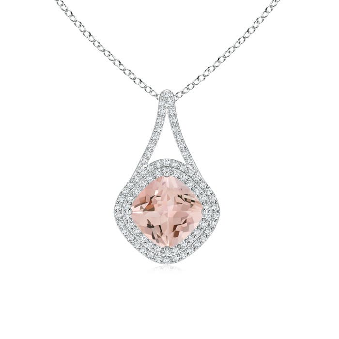 AA - Morganite / 2.19 CT / 14 KT White Gold