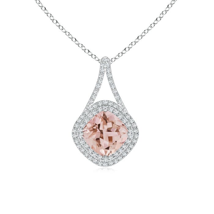 AAA - Morganite / 2.19 CT / 14 KT White Gold