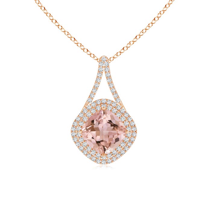 AAAA - Morganite / 2.19 CT / 14 KT Rose Gold