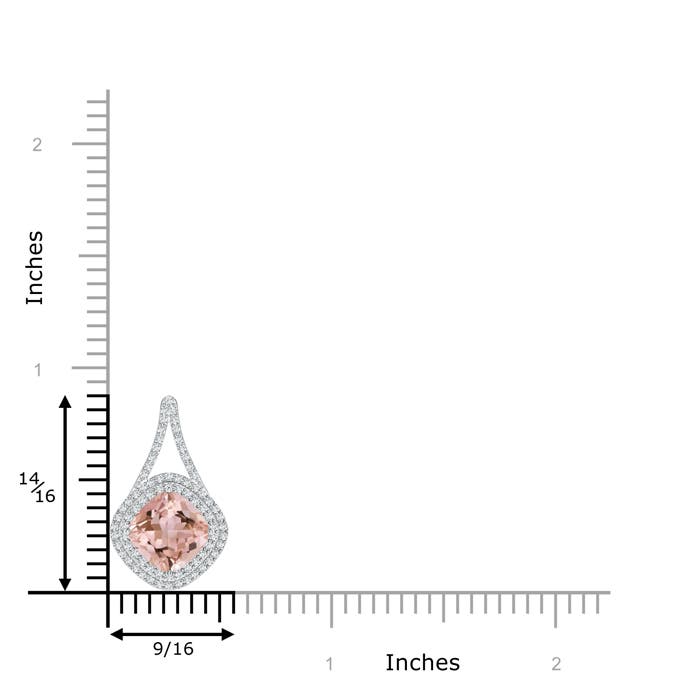 AAAA - Morganite / 2.19 CT / 14 KT White Gold