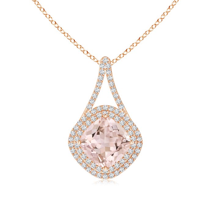 A - Morganite / 3.16 CT / 14 KT Rose Gold