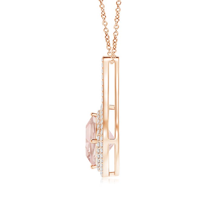 A - Morganite / 3.16 CT / 14 KT Rose Gold