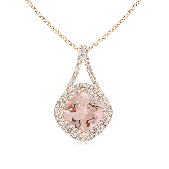 AA - Morganite / 3.16 CT / 14 KT Rose Gold