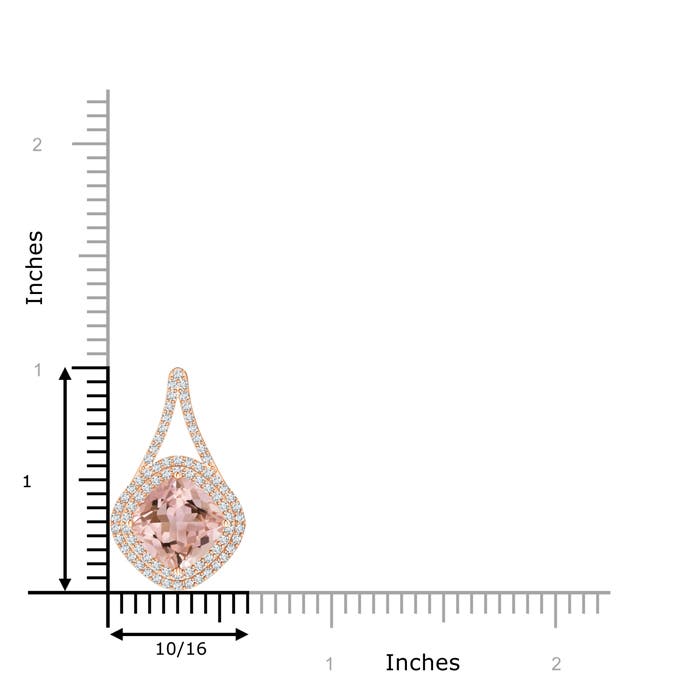 AAAA - Morganite / 3.16 CT / 14 KT Rose Gold