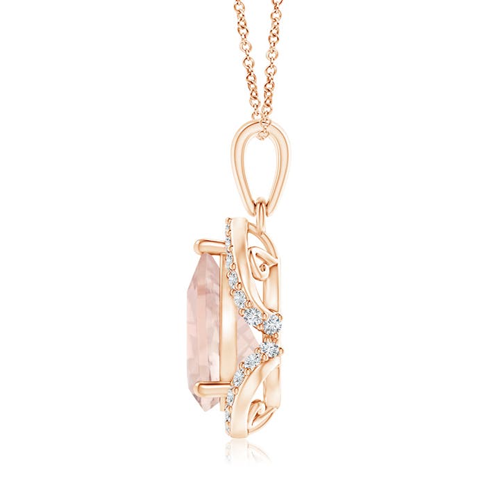 A - Morganite / 1.81 CT / 14 KT Rose Gold