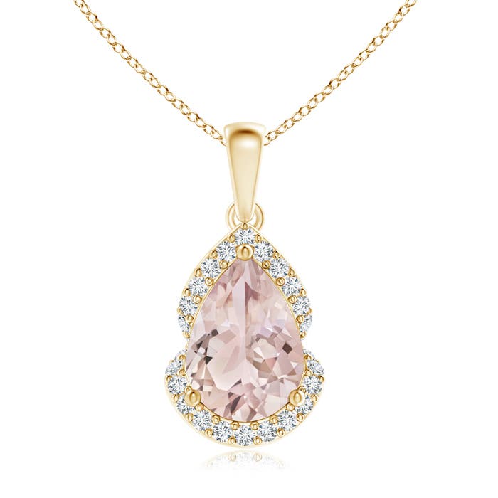 A - Morganite / 1.81 CT / 14 KT Yellow Gold